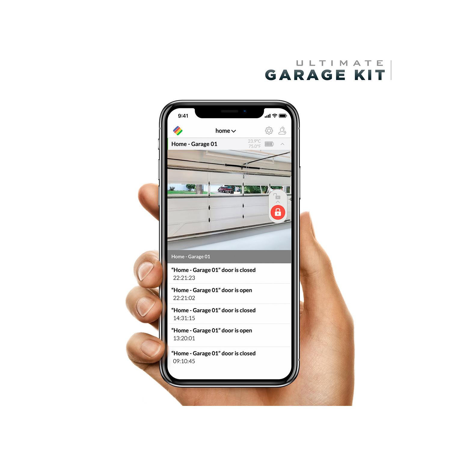 Full Garage automation kit with Video Surveillance