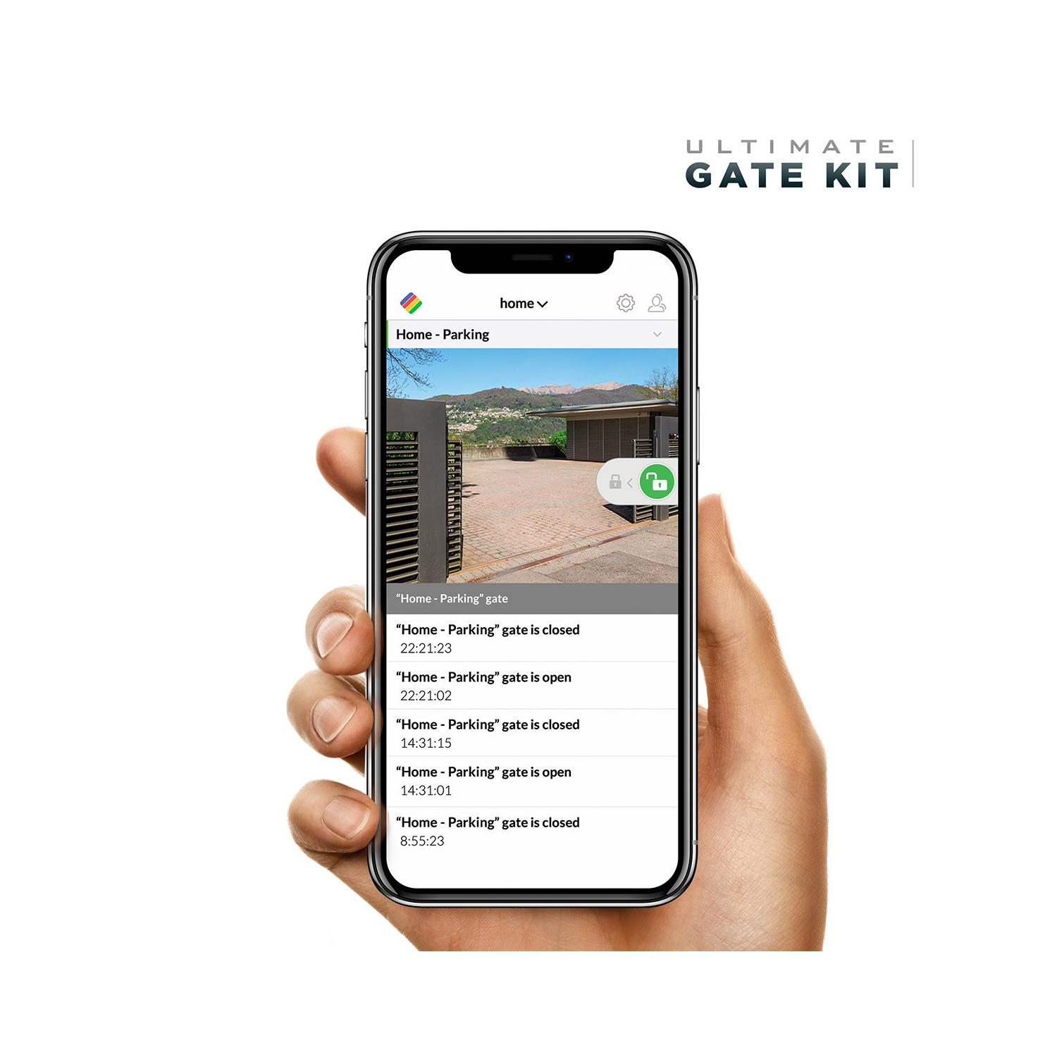 Full Gate automation kit with Video Surveillance