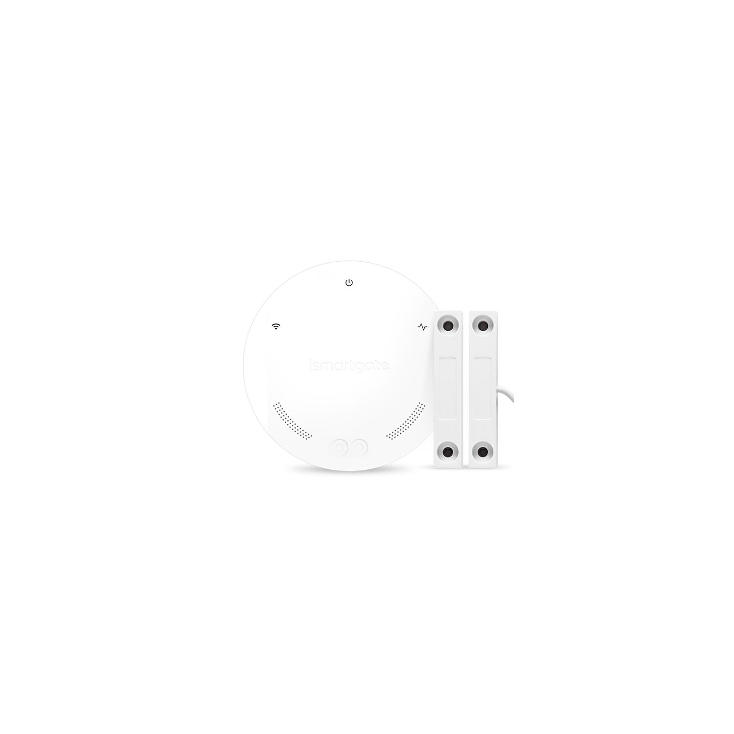 ismartgate mini smart opener wired sensor kit for one gate with Alexa and Google Home.