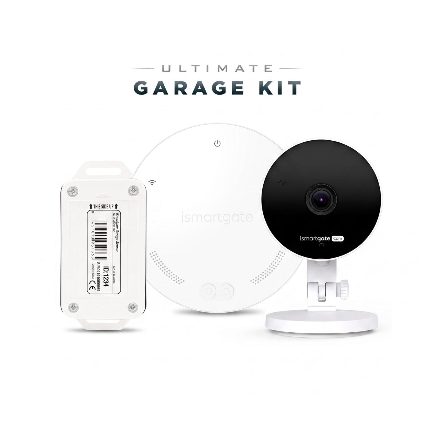 ismartgate mini smart opener wired sensor kit for one gate with Alexa and Google Home.