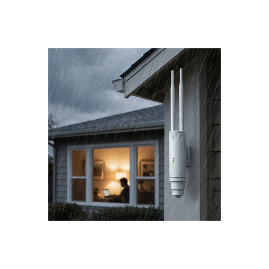 Outdoor Wi-Fi Repeater for Gates | Waterproof Dual Band
